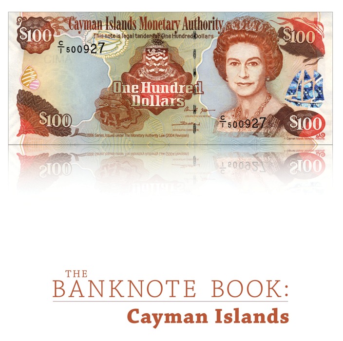 <font color=01><b><center> <font color=red>The Banknote Book: Cayman Islands</font></b></center><p>This 14-page catalog covers every note (65 types and varieties, including 1 note unlisted in the SCWPM) issued by the Cayman Islands Currency Board from 1971, and the Cayman Islands Monetary Authority from 1998 until present day. <p> To purchase this catalog, please visit <a href="https://www.mebanknotes.com"><font color=blue>www.BanknoteBook.com</font></a>